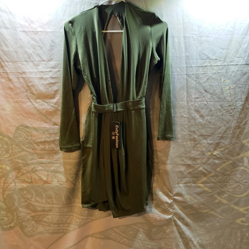 Cuty Fashion Dress - Green
